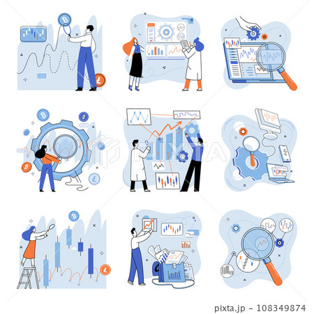 Crypto market. Vector illustration. Analyzing market trends is crucial for developing successful crypto investment strategy Market indices provide benchmark for measuring performance crypto assets Crypto market. Vector illustration. Analyzing market trends is crucial for developing successful crypto investment strategy Market indices provide benchmark for measuring performance crypto assets 108349874