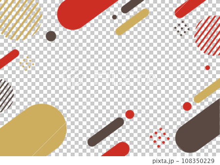 和テイストの幾何学パターンの背景素材 和テイストの幾何学パターンの背景素材 108350229