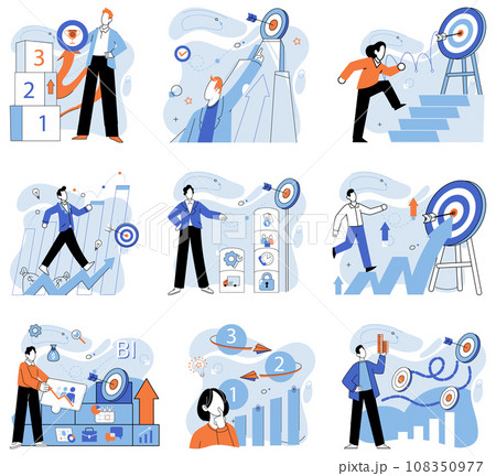 Strategic planning. Vector illustration. The strategic planning metaphor compass guides management decisions Creativity plays vital role in development strategic ideas A well-managed company focuses Strategic planning. Vector illustration. The strategic planning metaphor compass guides management decisions Creativity plays vital role in development strategic ideas A well-managed company focuses 108350977