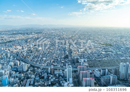 【都市風景】あべのハルカス　展望台からの眺望【ハルカス300】 108351696