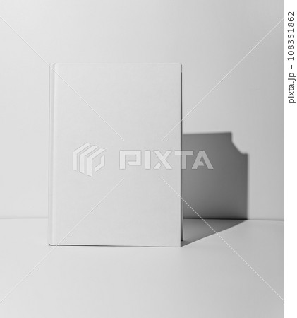 Hard Cover Book Mock-up. Blank Canvas Hardback 108351862