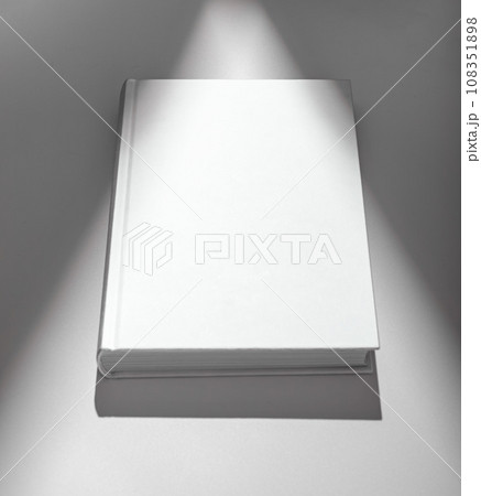 Blank Hardback Book Cover for Cover Design Promotion Blank Hardback Book Cover for Cover Design Promotion 108351898