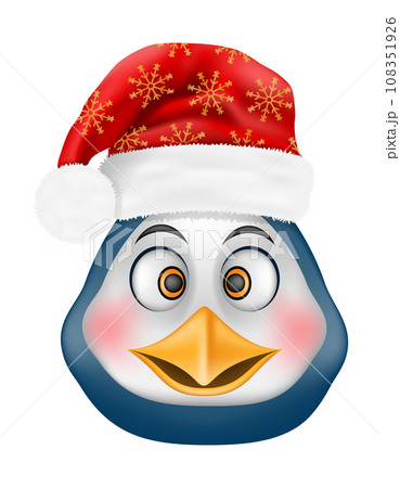 christmas penguin new year holiday symbol vector illustration christmas penguin new year holiday symbol vector illustration 108351926