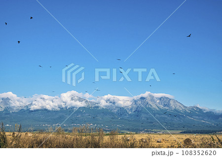 High Tatras from Spisska Sobota, Slovakia High Tatras from Spisska Sobota, Slovakia 108352620
