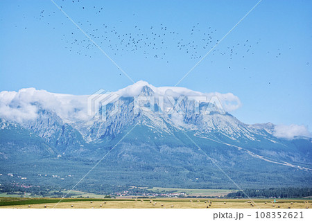 High Tatras from Spisska Sobota, Slovakia 108352621