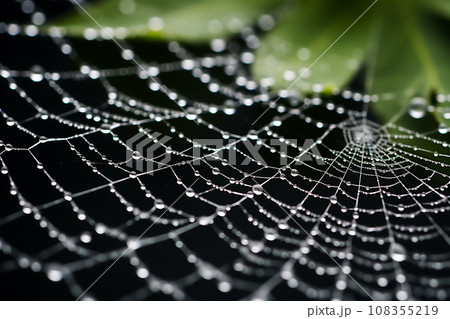 蜘蛛の巣の糸「AI生成画像」 108355219