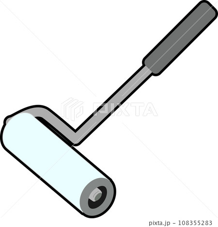 横から見たコロコロローラーのイラスト 108355283