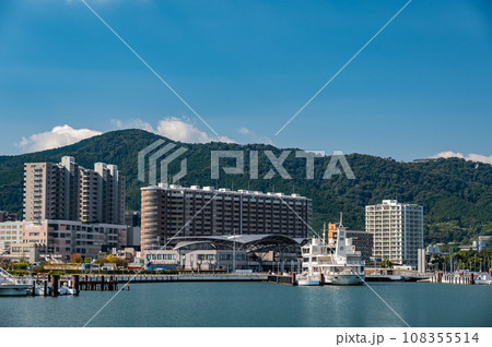 琵琶湖大津港風景 108355514