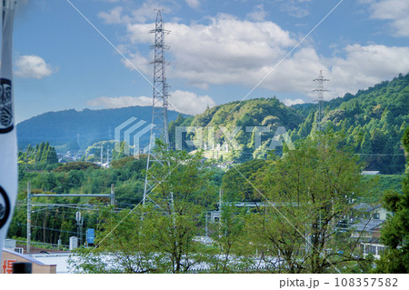 関ケ原合戦 徳川家康最初陣地(桃配山)からの眺め 関ケ原合戦 徳川家康最初陣地(桃配山)からの眺め 108357582