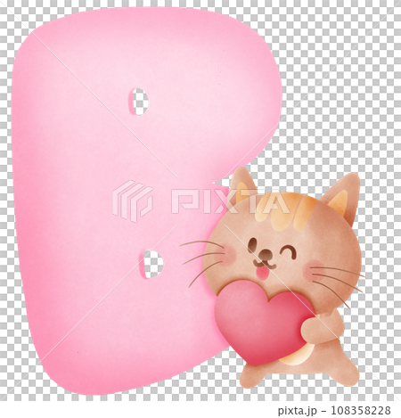 Kawaii cat alphabet for valentine a to z Kawaii cat alphabet for valentine a to z 108358228