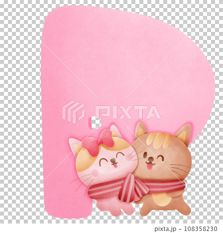 Kawaii cat alphabet for valentine a to z Kawaii cat alphabet for valentine a to z 108358230