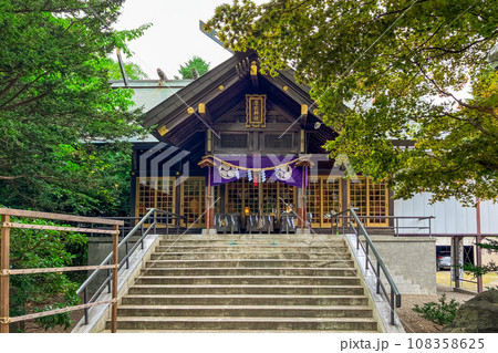 札幌 厚別神社の拝殿 札幌 厚別神社の拝殿 108358625