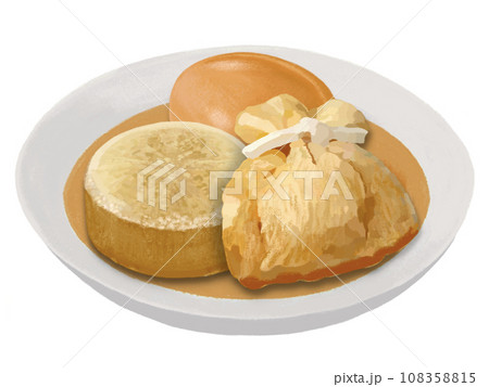 おでん(大根、煮卵、餅巾着) おでん(大根、煮卵、餅巾着) 108358815