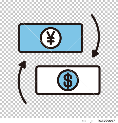 美元日圓圖標 108359097