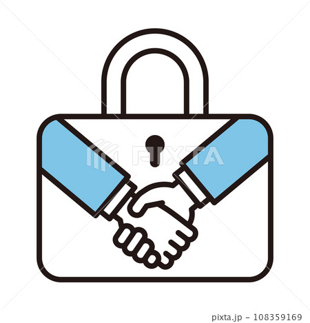 鍵　握手　南京錠　アイコン 108359169