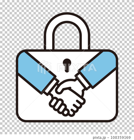 鍵　握手　南京錠　アイコン 108359169