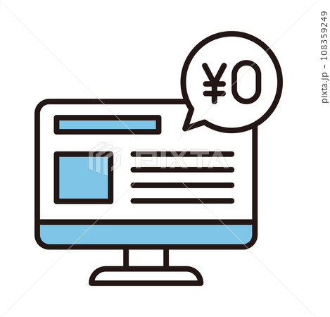 パソコン　無料　アイコン 108359249