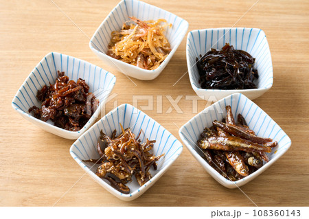 色々な佃煮 108360143