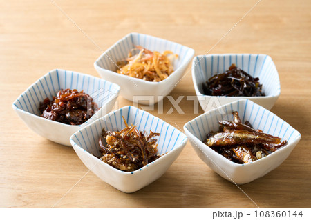 色々な佃煮 108360144