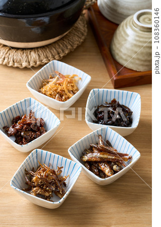 色々な佃煮 色々な佃煮 108360146