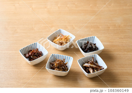 色々な佃煮 色々な佃煮 108360149