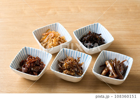 色々な佃煮 色々な佃煮 108360151