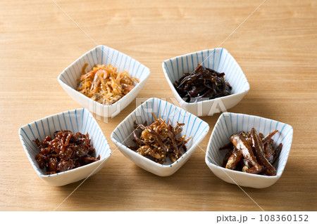 色々な佃煮 色々な佃煮 108360152