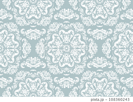 Orient Damask Seamless Background With Arabesques 108360243