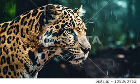 野生のジャガー 108360752