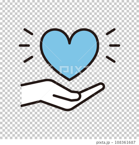 手心圖標 手心圖標 108361687