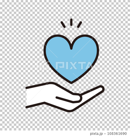 手心同情圖標 手心同情圖標 108361690
