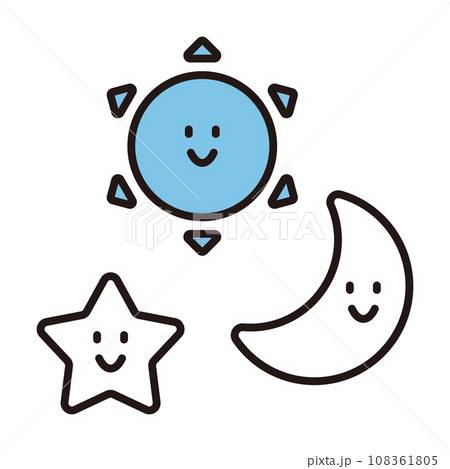 天気　アイコン　気象 108361805