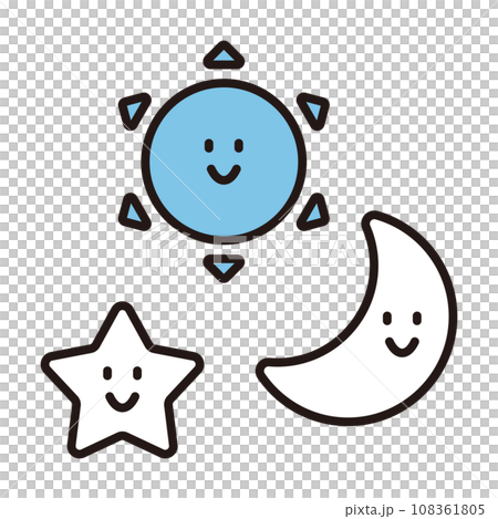天気　アイコン　気象 108361805