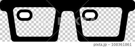 太陽鏡和 3D 眼鏡的可愛時尚插圖 108361861