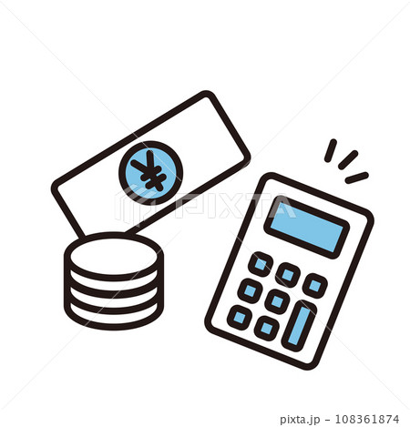 日本円 電卓 アイコン 日本円 電卓 アイコン 108361874