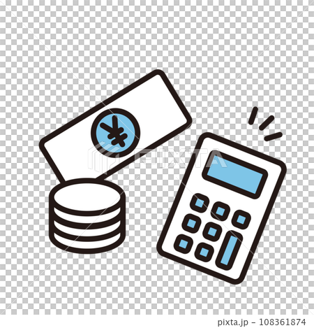 日本円 電卓 アイコン 日本円 電卓 アイコン 108361874