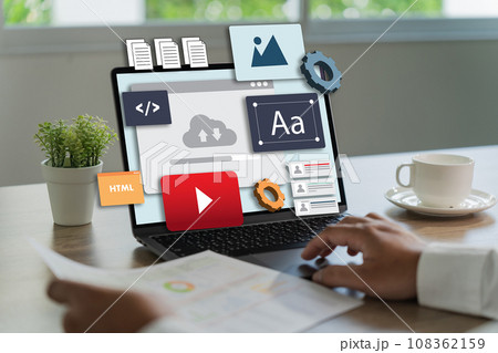 Programming Design Website Homepage Ideas e-learning, online education Web traffic analytics data on a computer