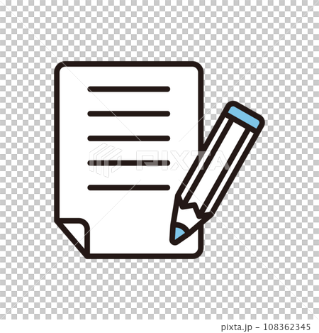 Document paper filling icon Document paper filling icon 108362345