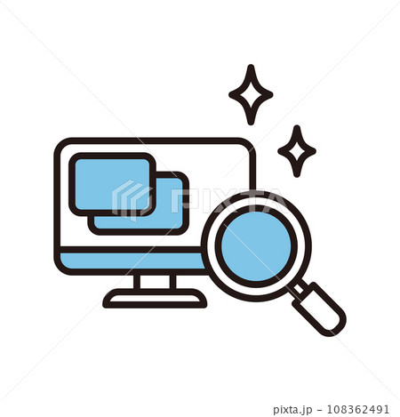 パソコン 虫眼鏡 検索 アイコン パソコン 虫眼鏡 検索 アイコン 108362491