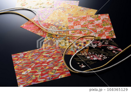 組紐と千代紙 108365129