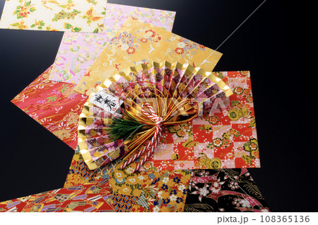 扇と千代紙 扇と千代紙 108365136
