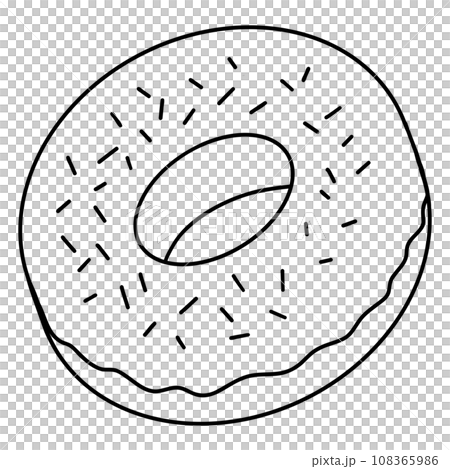 Donut drawing Donut drawing 108365986