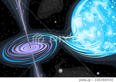 Vector illustration of Black Hole 108366430