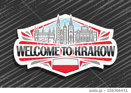 Vector logo for Krakow 108366431