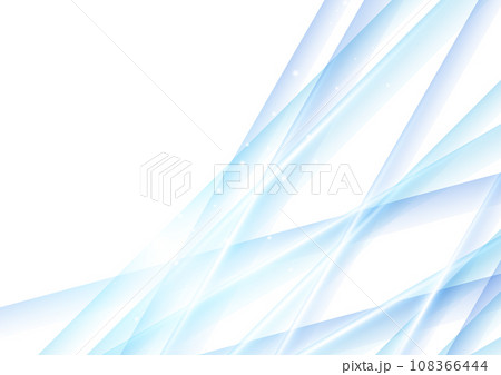 青の鋭いライン抽象背景 108366444