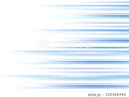 青のスピードライン背景 108366448