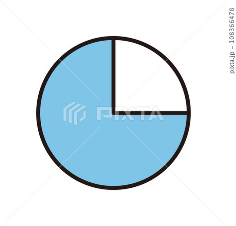 円グラフ　アイコン　データ 108366478