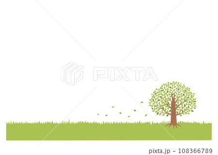 木のある風景 108366789