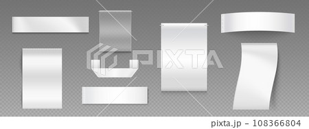 Cloth tags and loops set 108366804