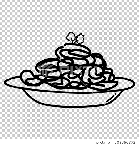 Spaghetti drawing 108366872